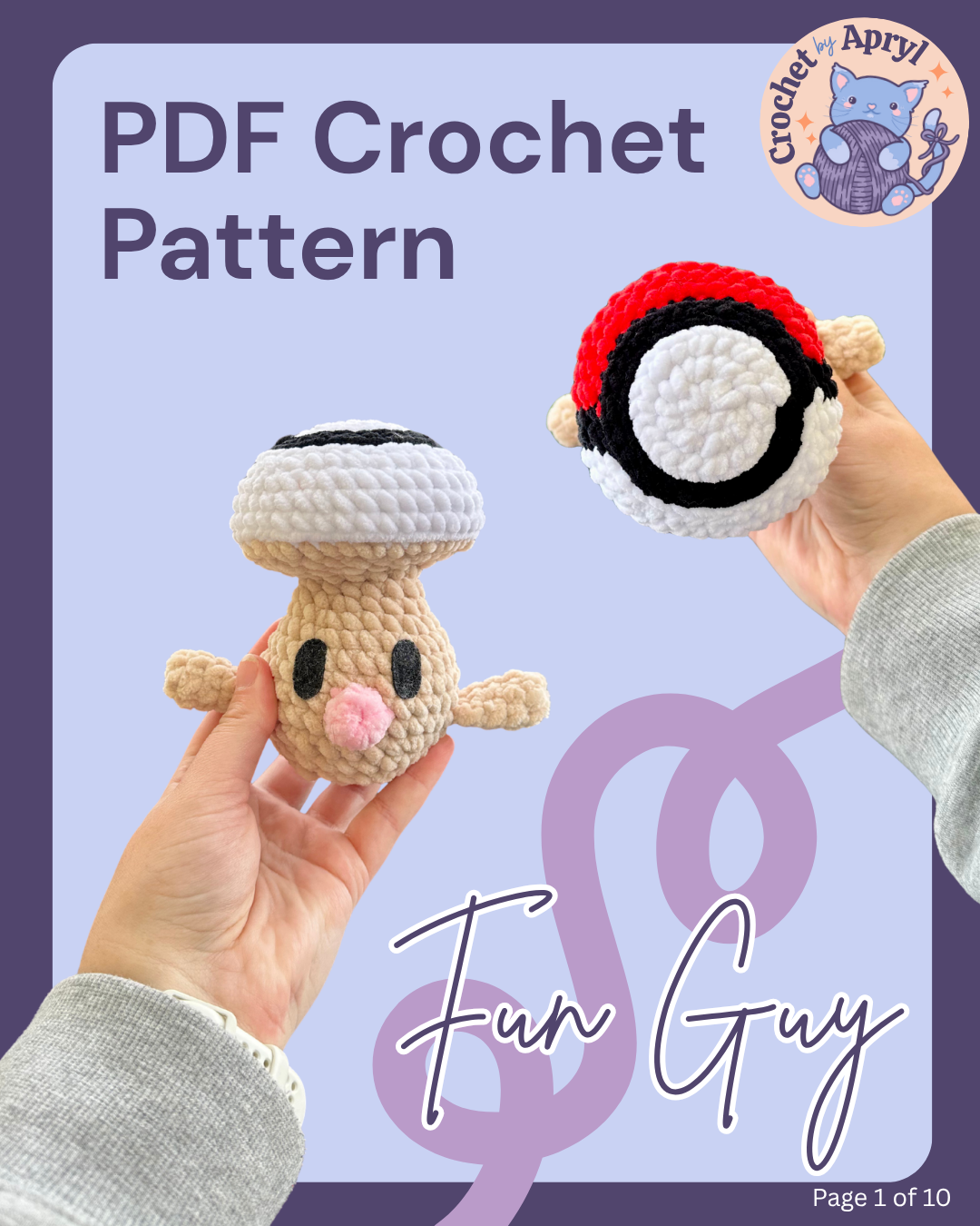 Fun Guy (Not Foongus) PDF Crochet Pattern