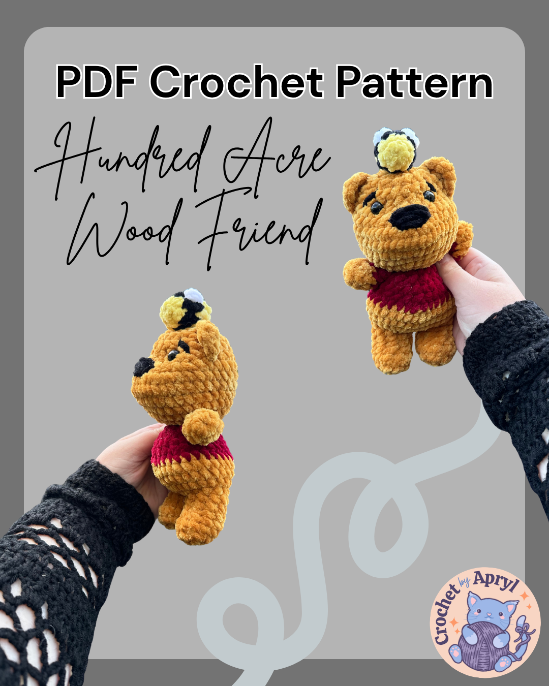 Hundred Acre Wood Friend PDF Crochet Pattern