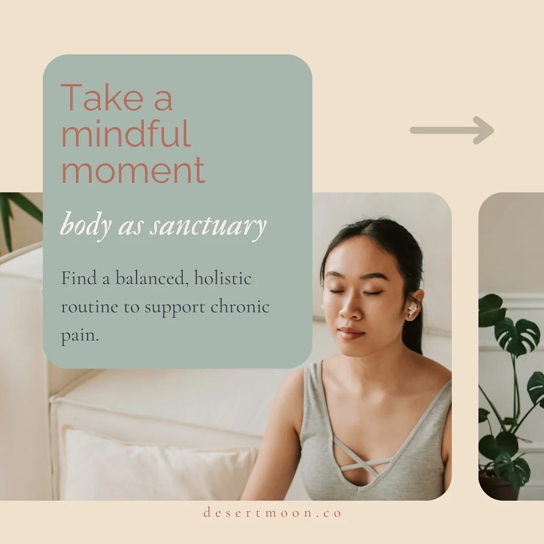 Living with chronic pain can make it hard to feel at home in your body. 

Mindfulness offers a soft way back.

In an overstimulating world, it&rsquo;s easy to lose touch with our bodies and emotions as sensitive folks.

Take a few quiet moments today