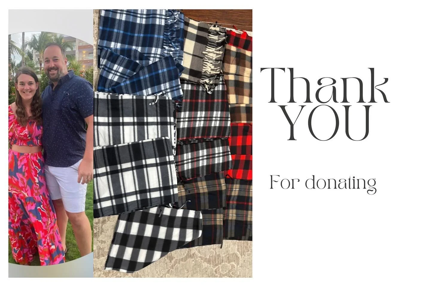 Thank you Pallantes for donating so many scarves! We cant do it without you ! Thank you always making our projects so successful!