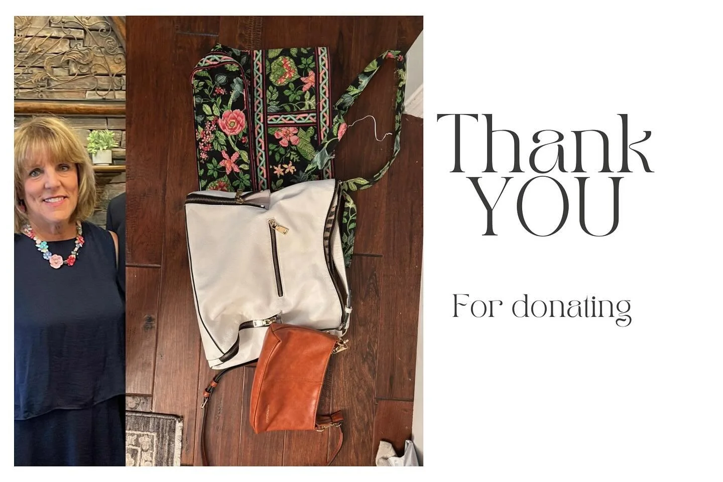 Thank you Bonnie for all the beautiful purses! We cant do it without you! Grateful for you! ❤️