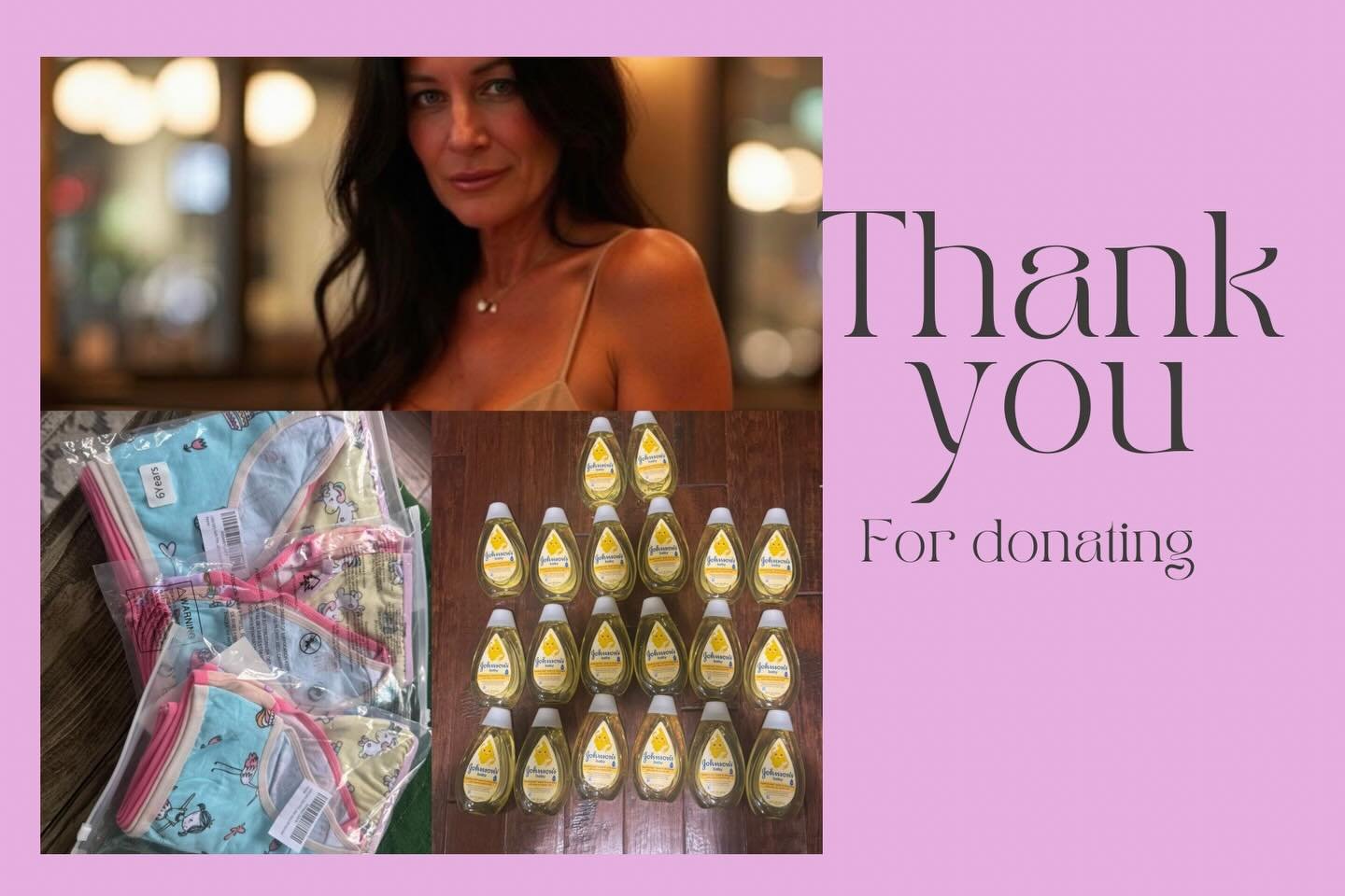 After an already incredible donation - I received more from sweet Kimberly. What an incredible act of love and support&hearts;️