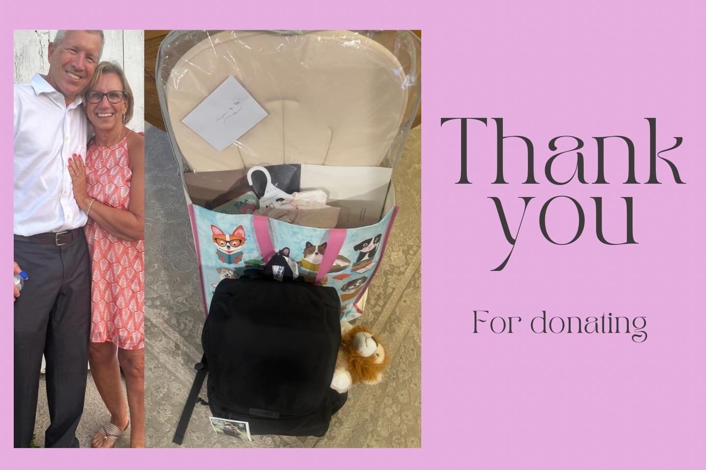 💗Beth💗 Sponsored a  Baby girl but then went above and beyond with a diaper bag and so many extras to truly make mom and baby feel so loved. I am blown away by this tremendous act of love !
