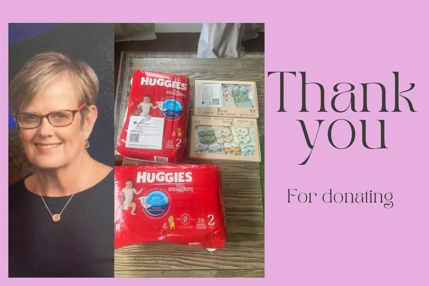 Thank you Nancy for amazing donation! We are so grateful for your beautiful heart! &hearts;️