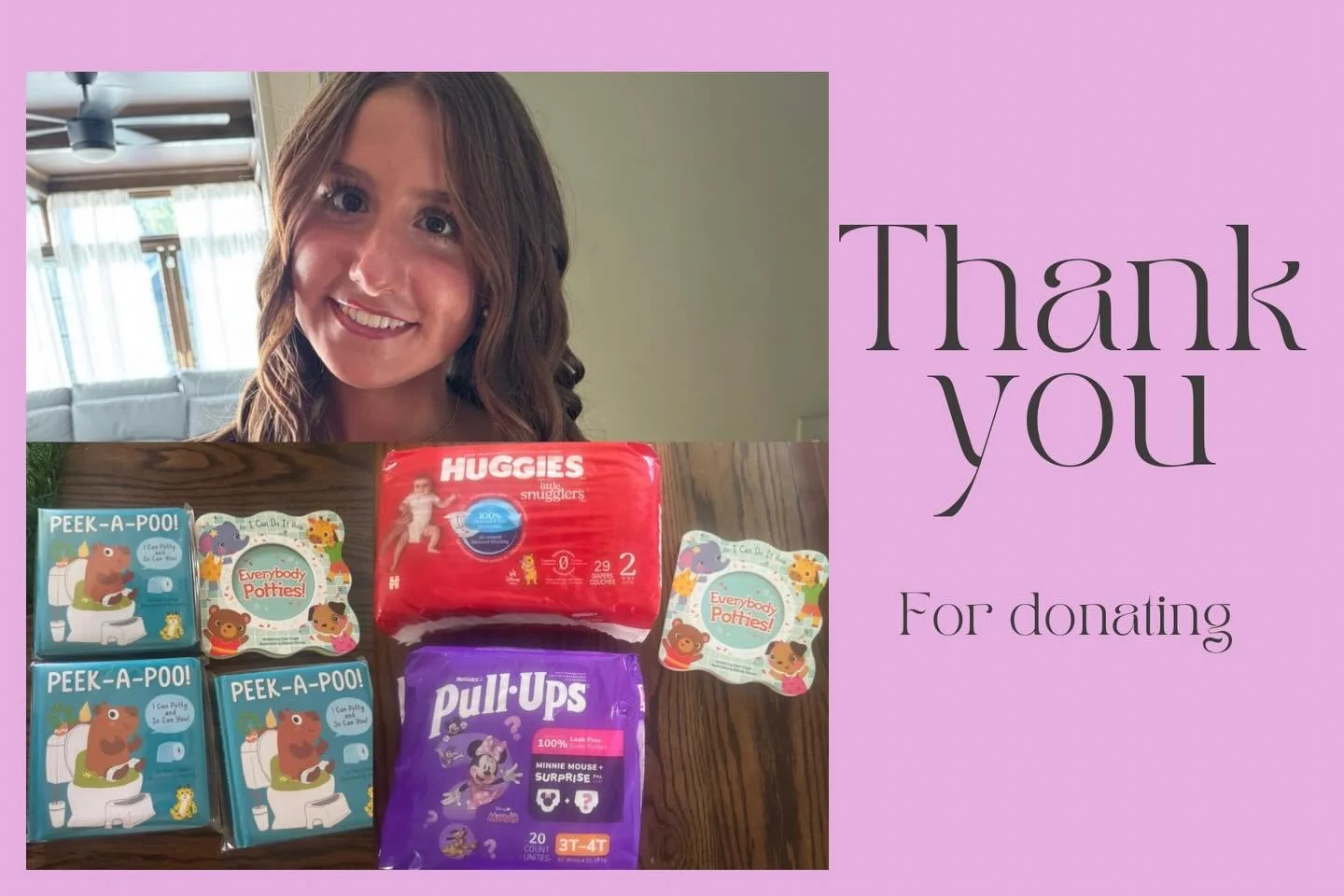 As part of her NDCL Theology Lent Bingo Project - ~ Presley Engoglia wanted to donate to the Baby Project 💙💛 Presley your beautiful young soul is exactly what this world needs! Thank you for helping the mamas and babies in need !