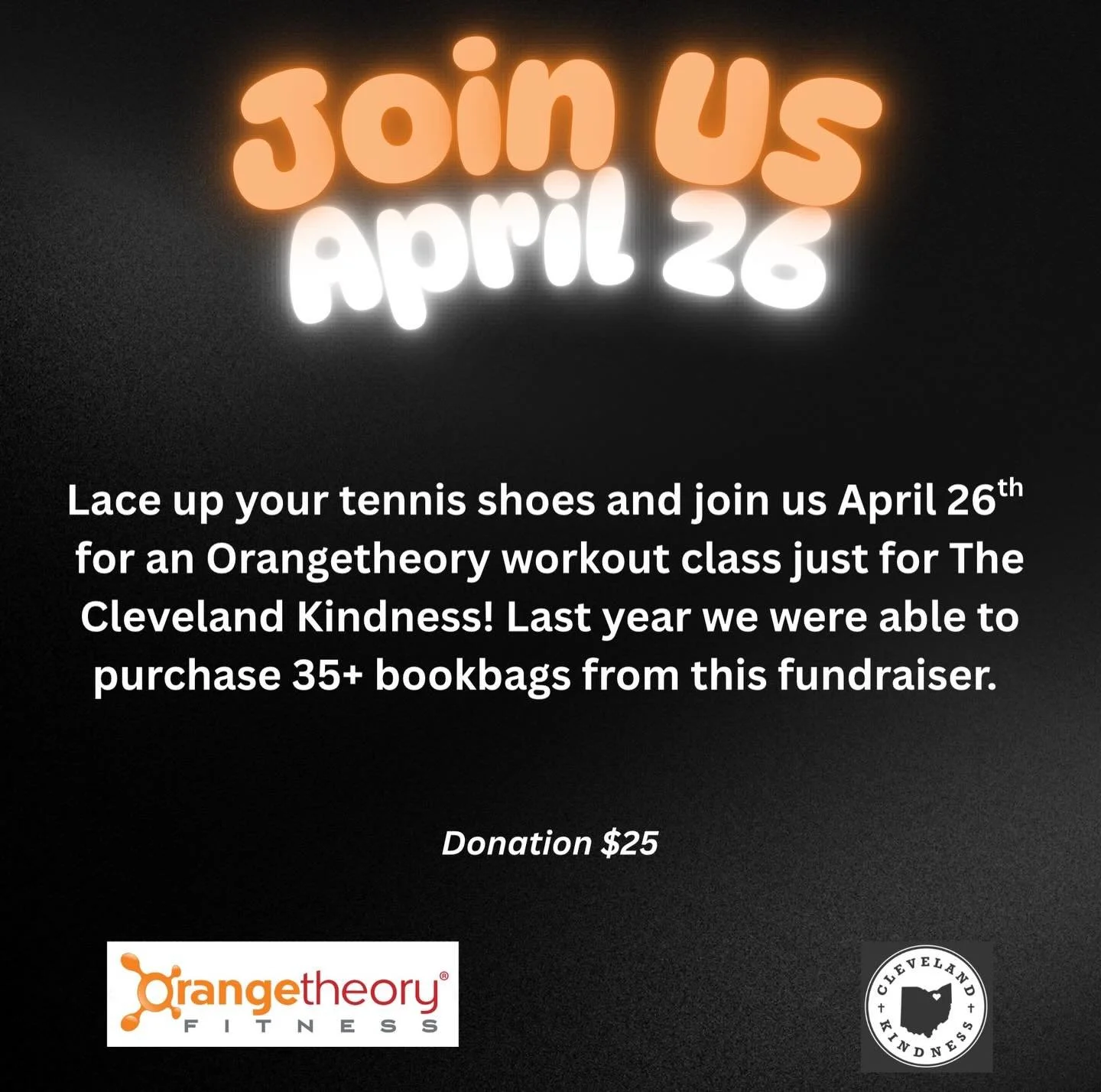 Come join in the fun- bring a friend! All levels of fitness. Do it for the kids! 🧡 Must Venmo to save your spot!