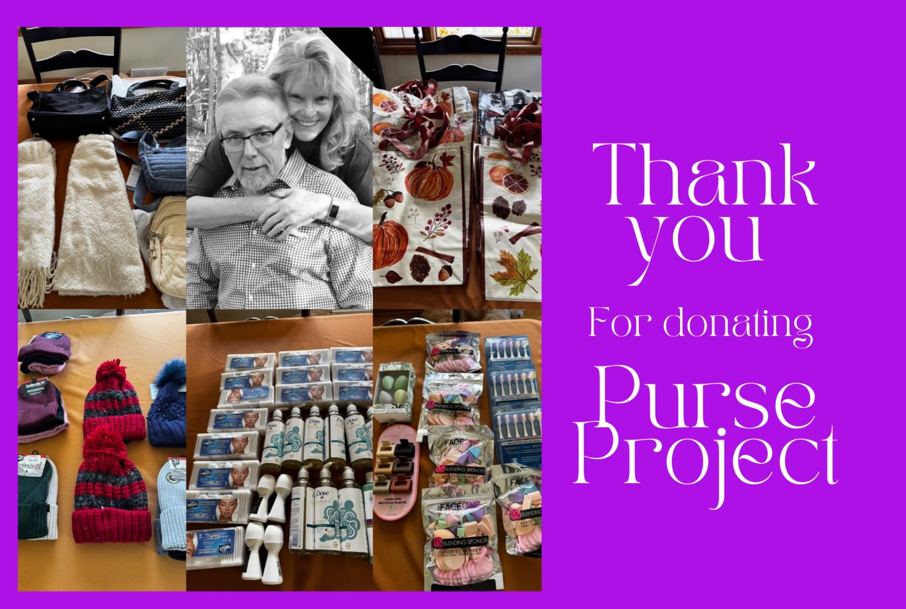 Thank you Linda for much a huge donation! This is such a tremendous help in getting our numbers down and achieving our goal. What beautiful items you picked with such love.!