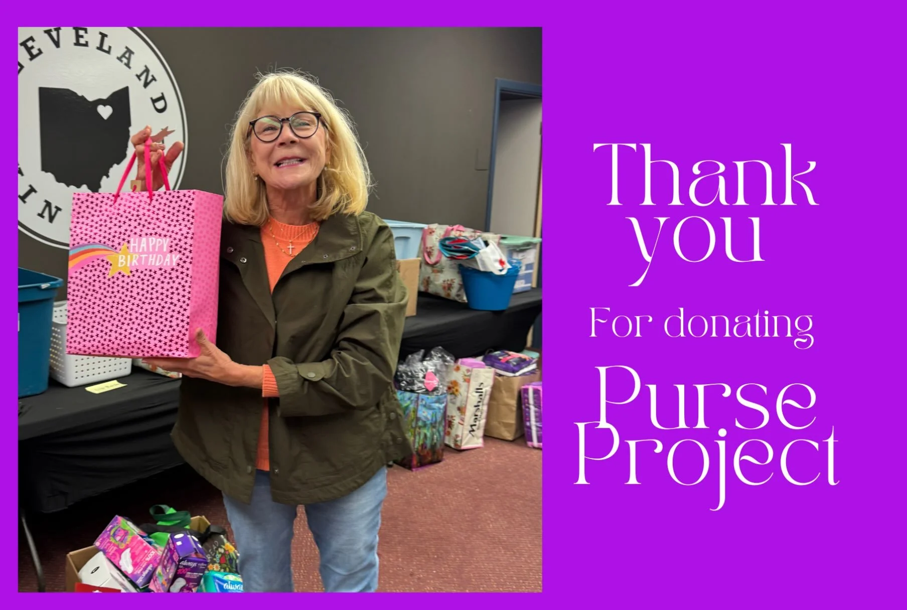 Thank you Yvonne for so many scented lotions and purse stuffers! What a blessing you are to so many