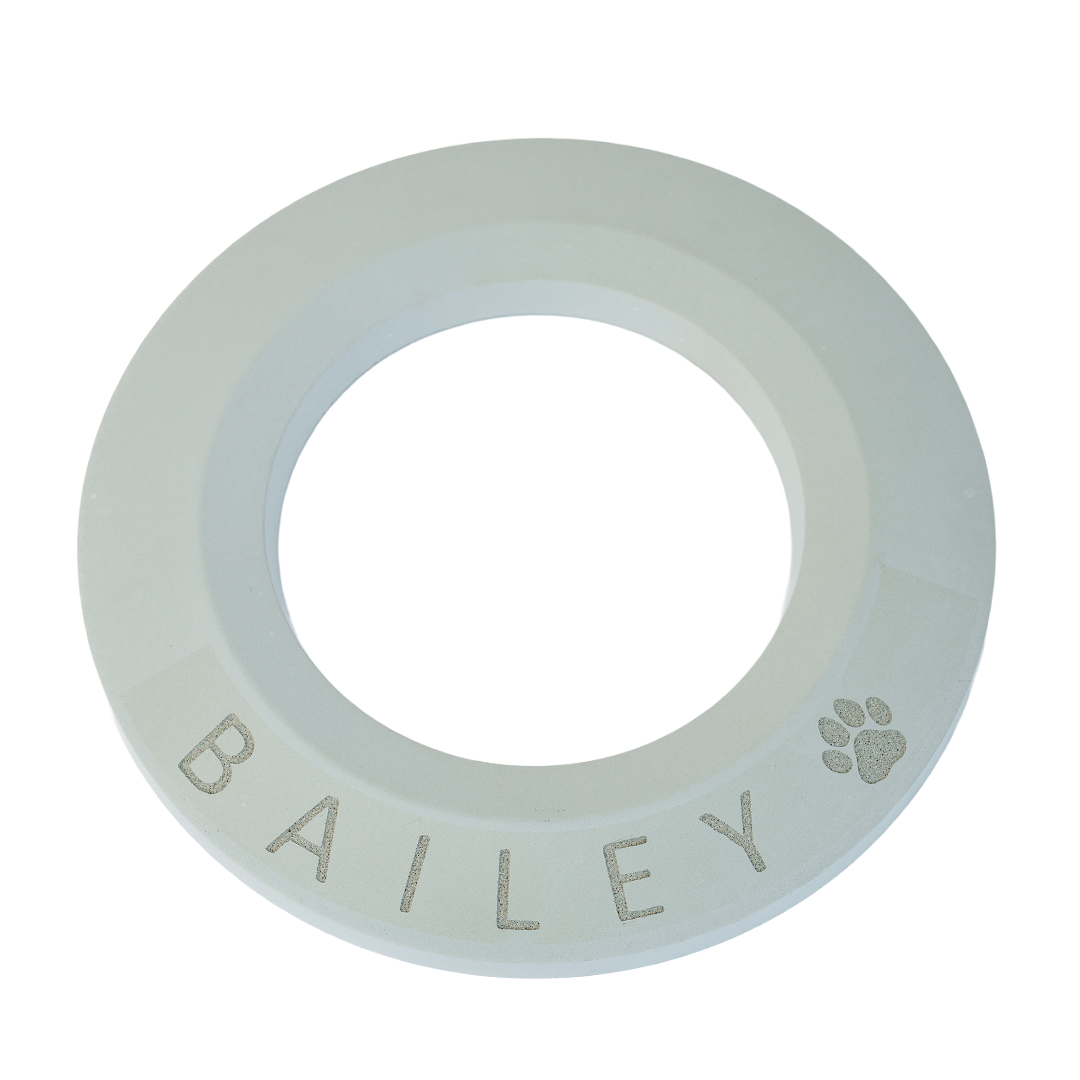 RememberRing pet memorial ring featuring engraving only