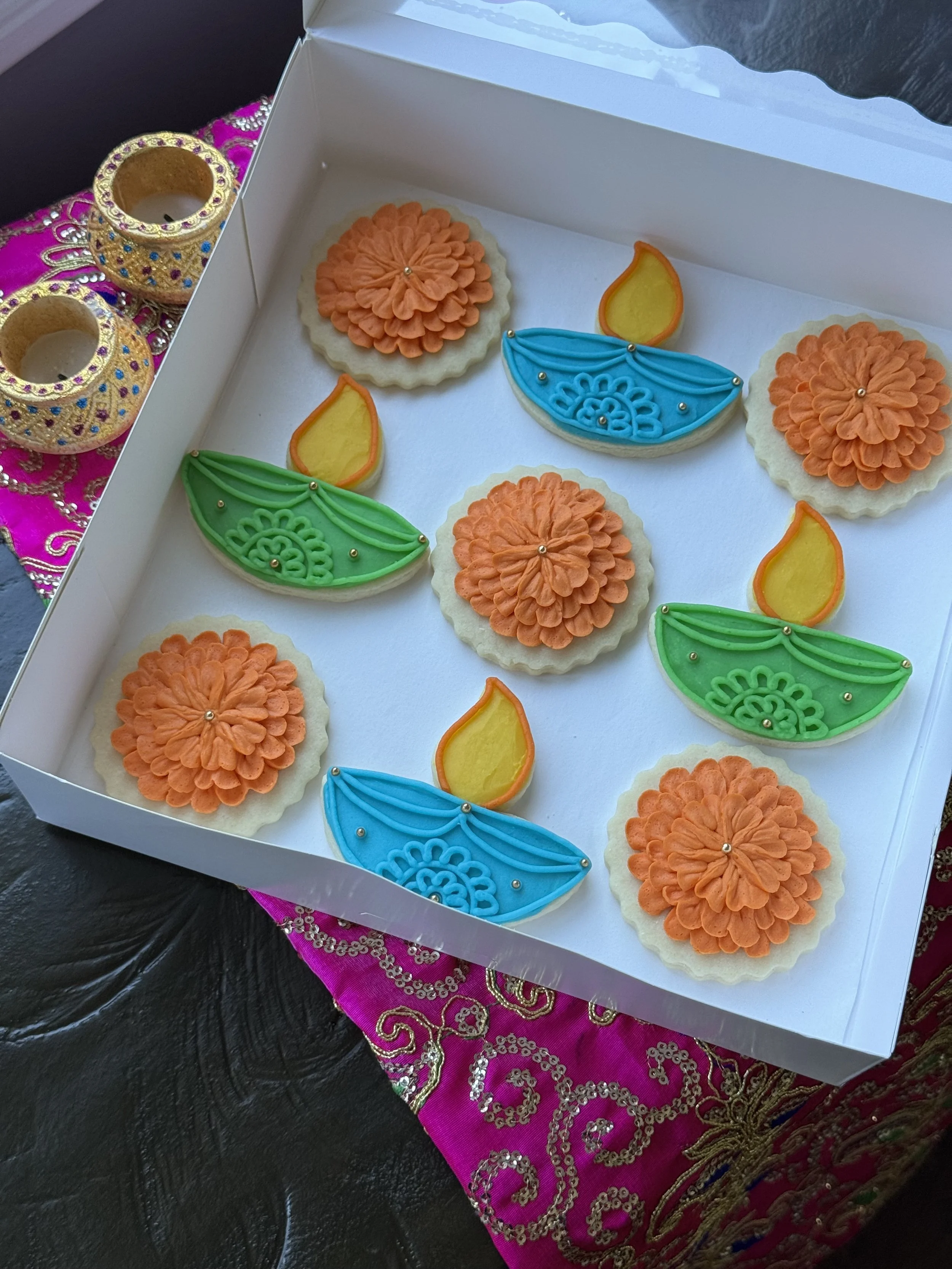 Diwali Buttercream Sugar Cookie Collection