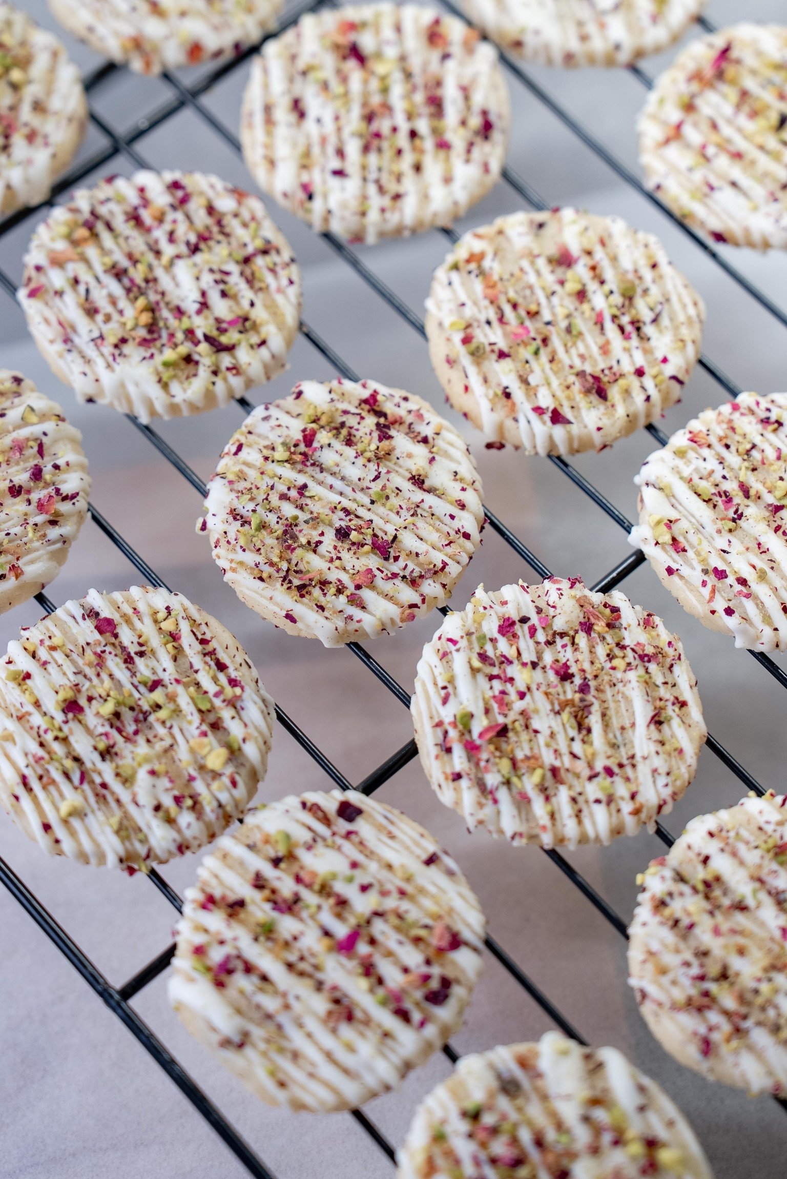 Rose & Pistachio Shortbread