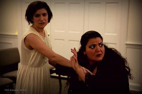 Baba and Monica in "The Medium."