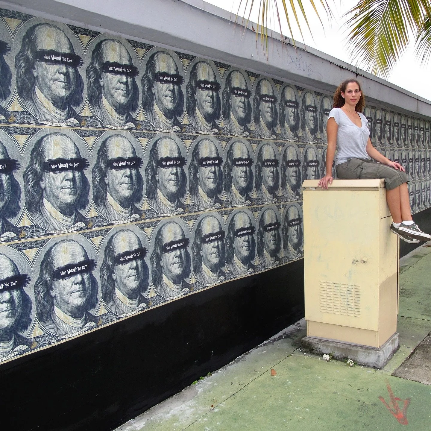 #TBT2009 💵 &ldquo;What Wouldn&rsquo;t You Do?&rdquo; Installation, Miami&rsquo;s Design District

While working on my MFA in Graphic Design at FAU, I created this wheatpaste poster series featuring Benjamin Franklin&rsquo;s face from the $100 bill. 