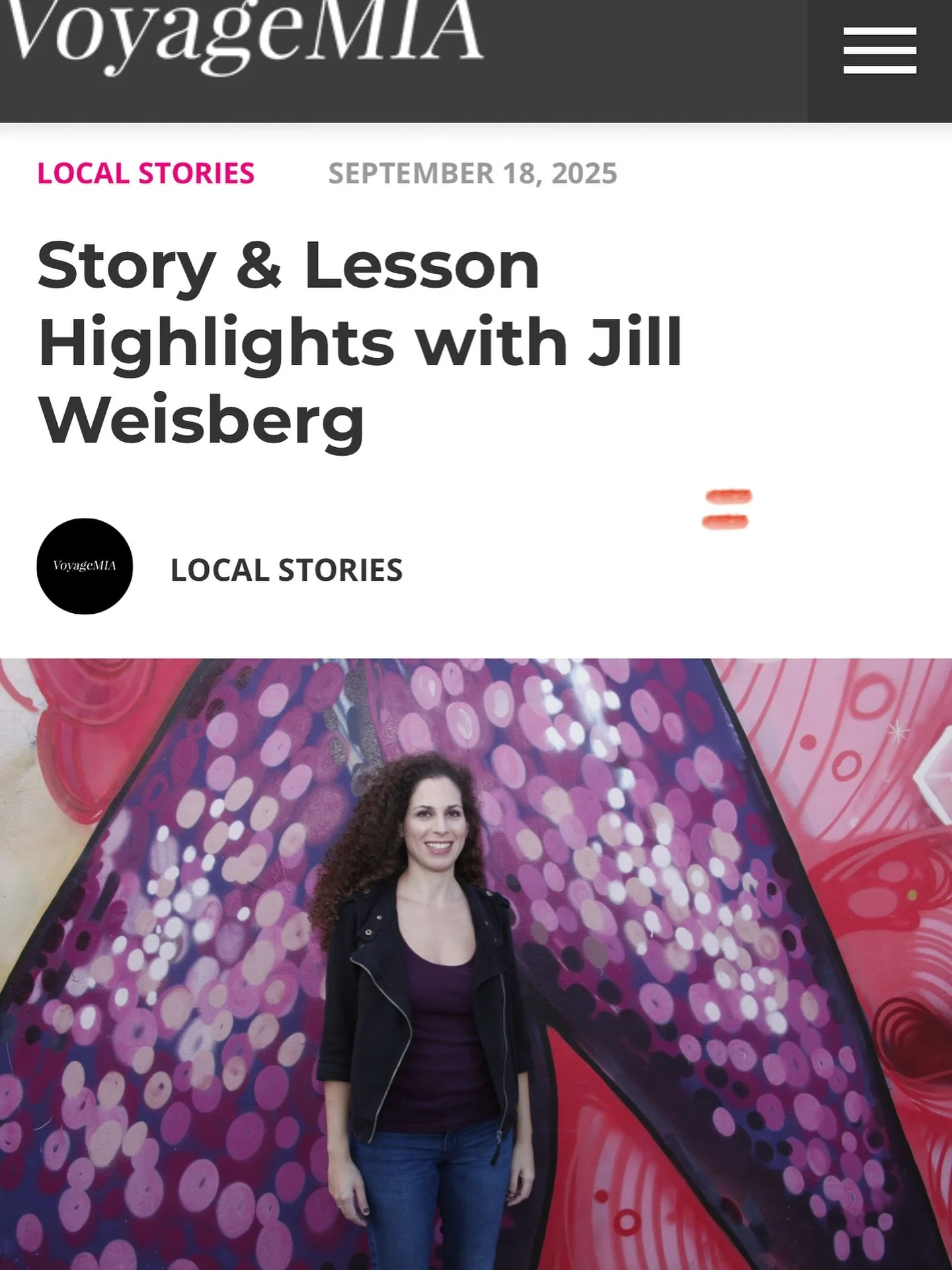 What really happens behind the murals? Spoiler: it&rsquo;s not just paint on walls&hellip;

Big thanks to @voyagemiami for featuring me in their Story &amp; Lesson Highlights! ✨
I loved getting to share some behind-the-scenes of my work in public art