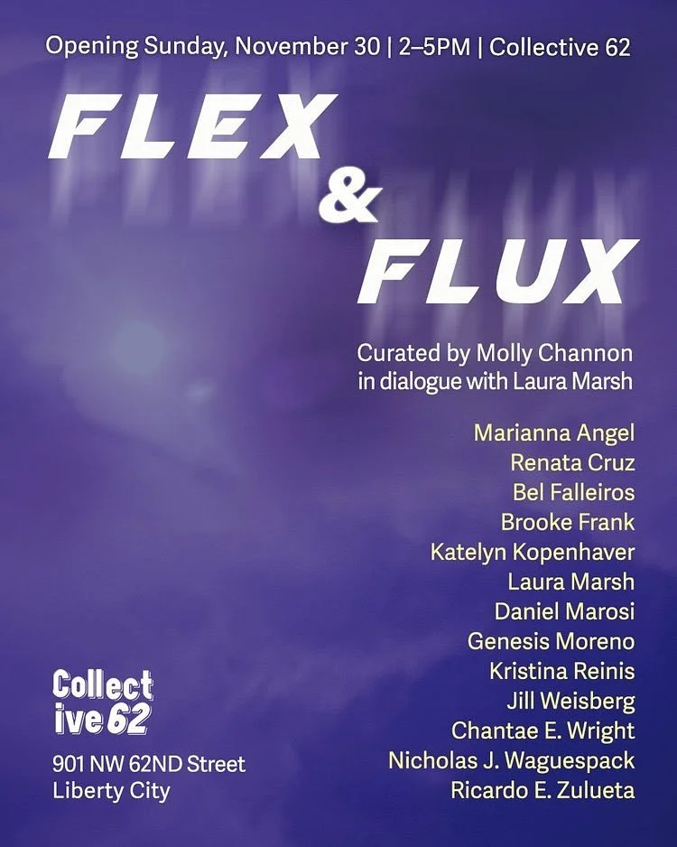 Feeling incredibly grateful to be included in this exhibition alongside such talented artists!

I&rsquo;m honored to share that I have five pieces &mdash; plus limited-edition prints &mdash; featured in Flex &amp; Flux, an exhibition exploring how ar