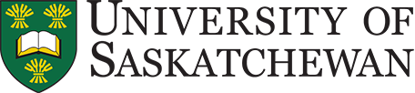 University of Saskatchewan logo with open book and plant symbols.