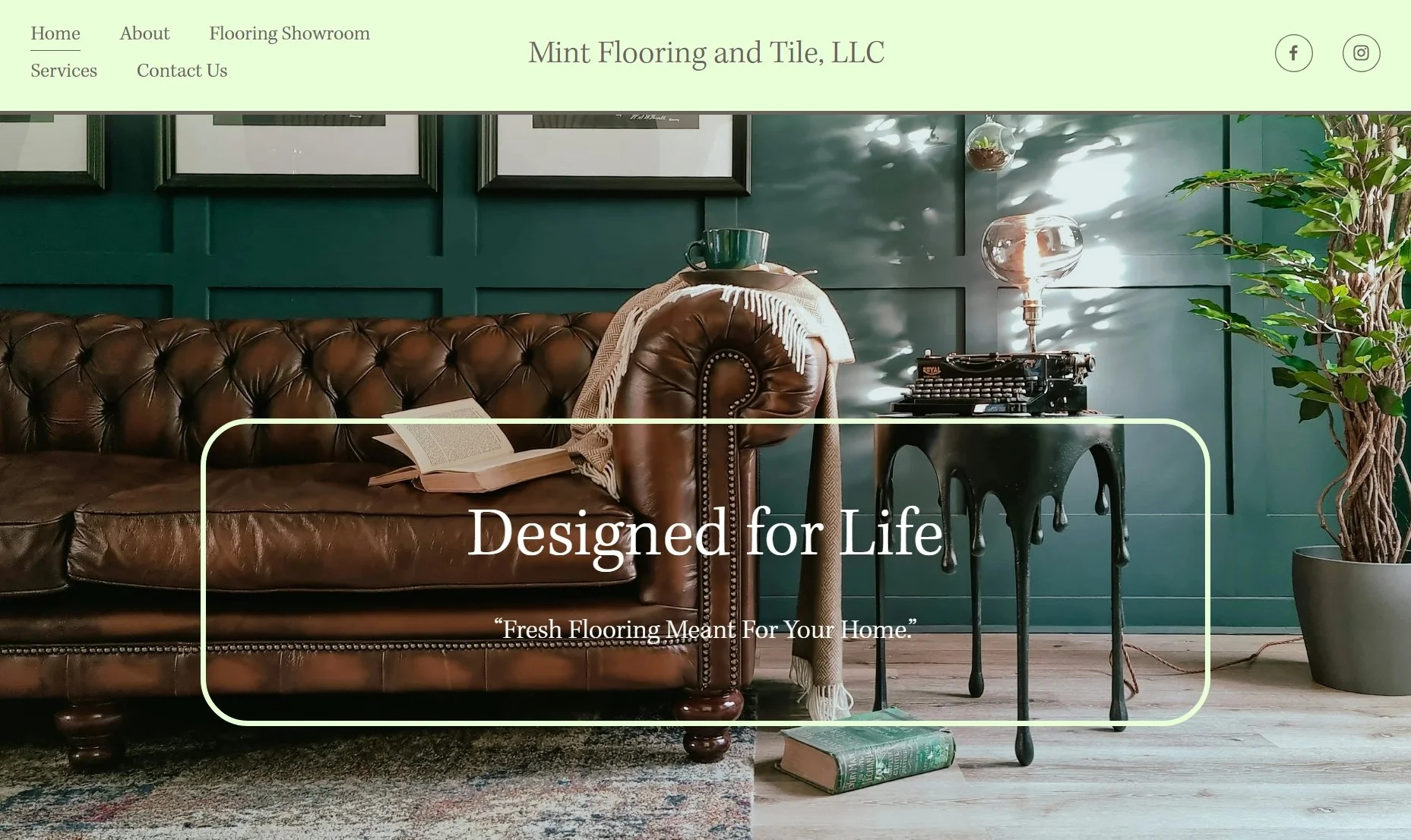 Mint Flooring and Tile, LLC's Website