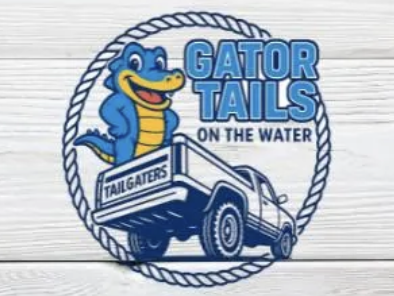 Gator Tails On The Water