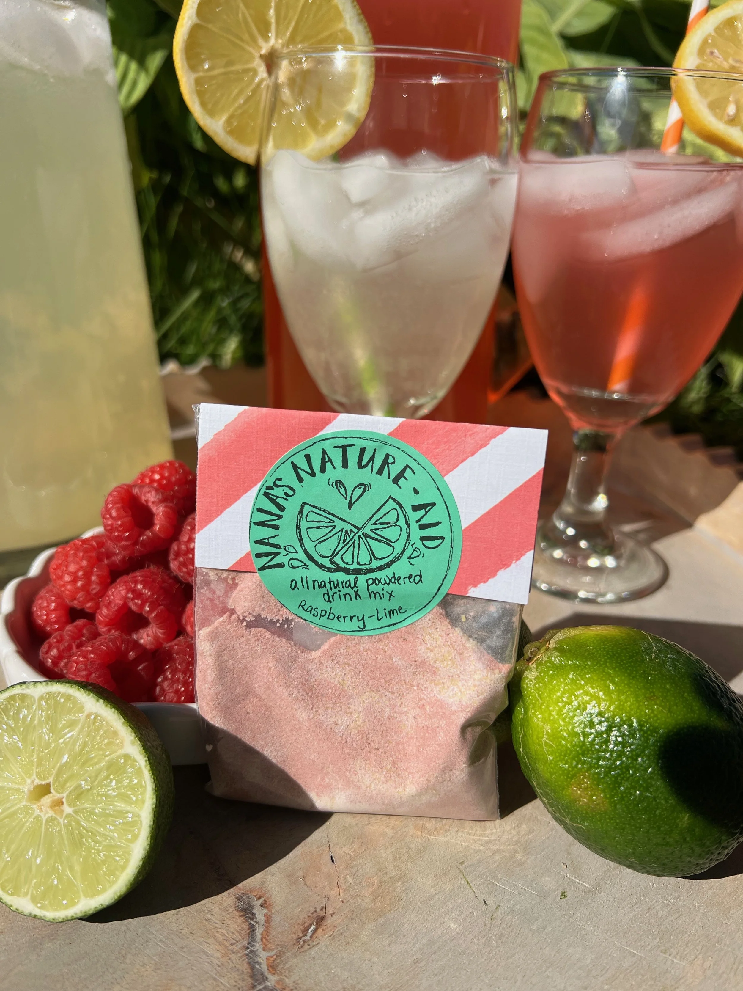 Nana's Nature-Aid   Raspberry-Lime