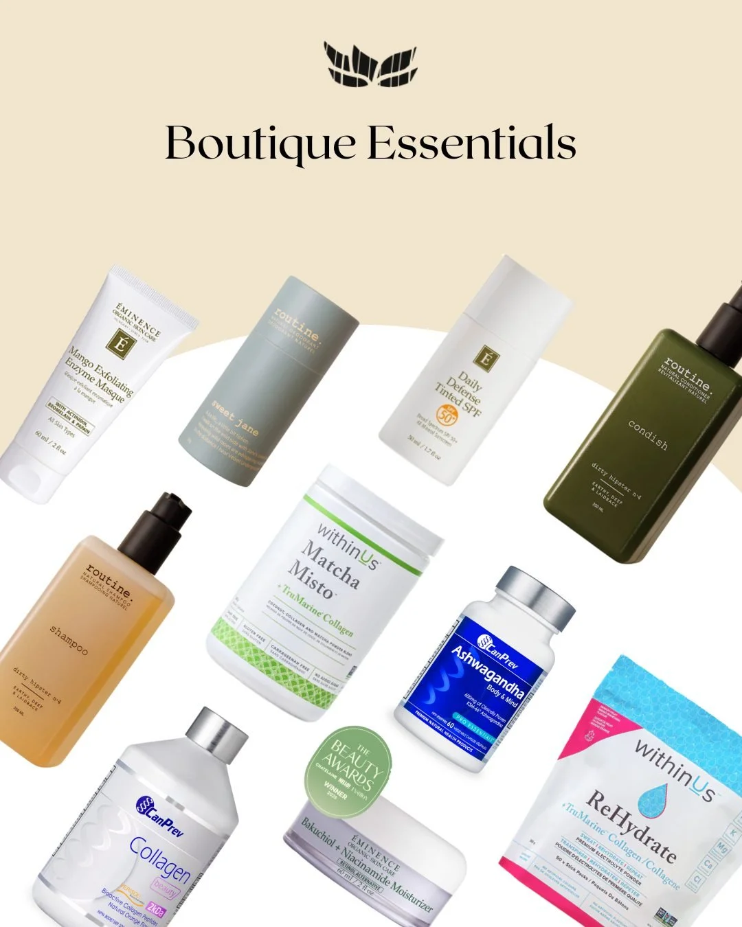 ✨ Boutique Essentials ✨

We&rsquo;ve rounded up a few of our favourites &mdash; from skincare staples and clean body care to collagen, adaptogens, and everyday wellness must-haves. 🌿

These are the products we love and trust to help you feel your be