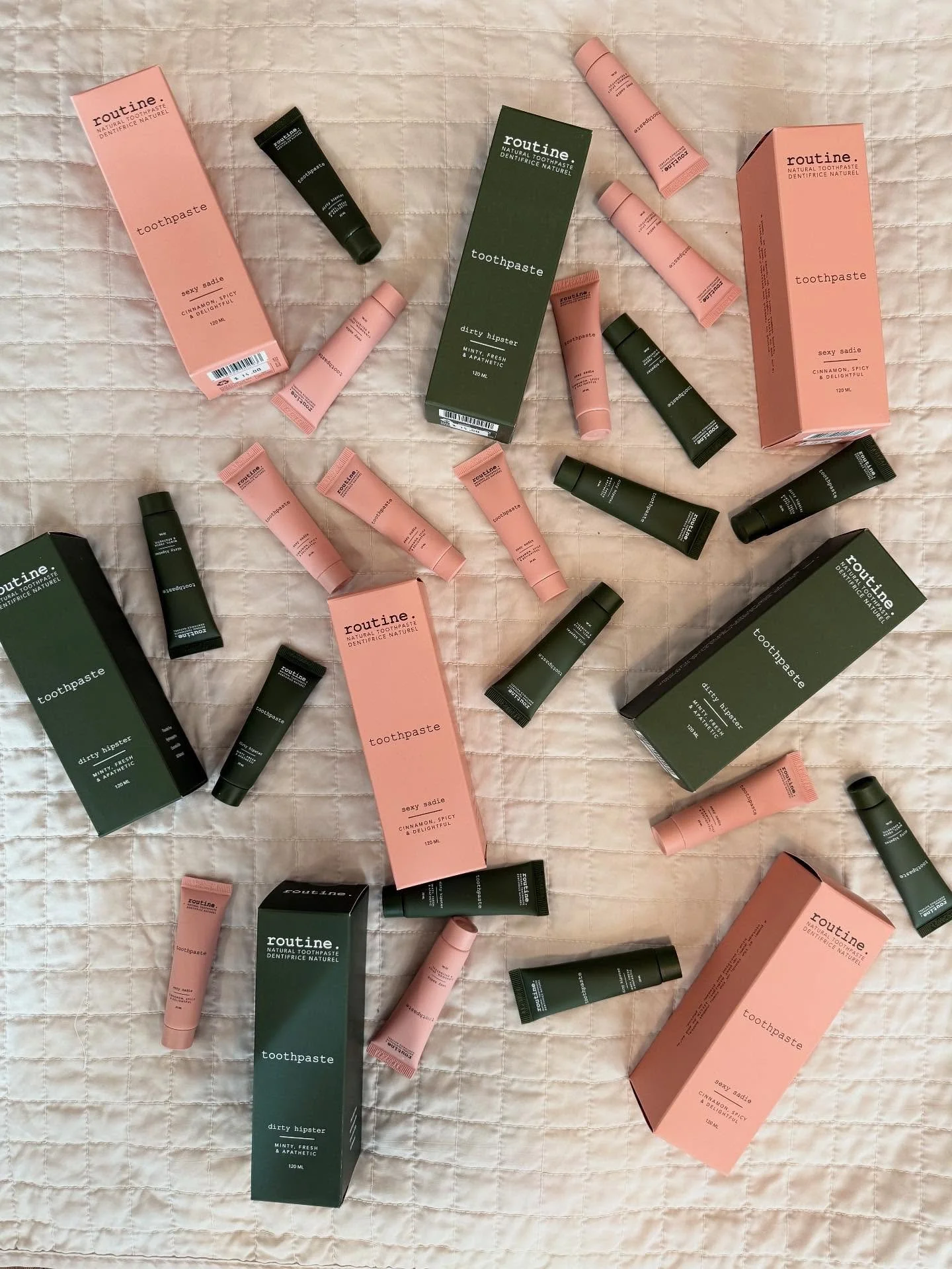 ✨ your favourite new toothpaste is here ✨

routine. toothpaste is fluoride-free, made with hydroxyapatite (a natural mineral that helps strengthen + remineralize enamel) and has zero artificial flavours. 

Even better? It&rsquo;s made in the Canadian