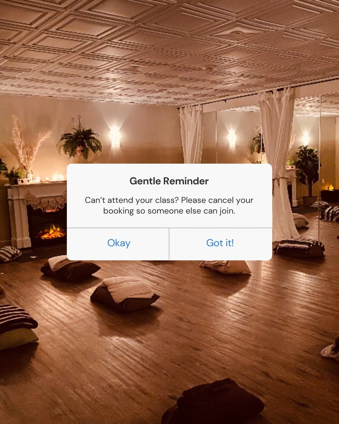 ✨ A gentle reminder for our yoga community ✨

We&rsquo;re so grateful for everyone who books and shows up to practice with us. Recently, we&rsquo;ve had a few no-shows in classes, and we wanted to offer a kind reminder: if you&rsquo;re unable to atte
