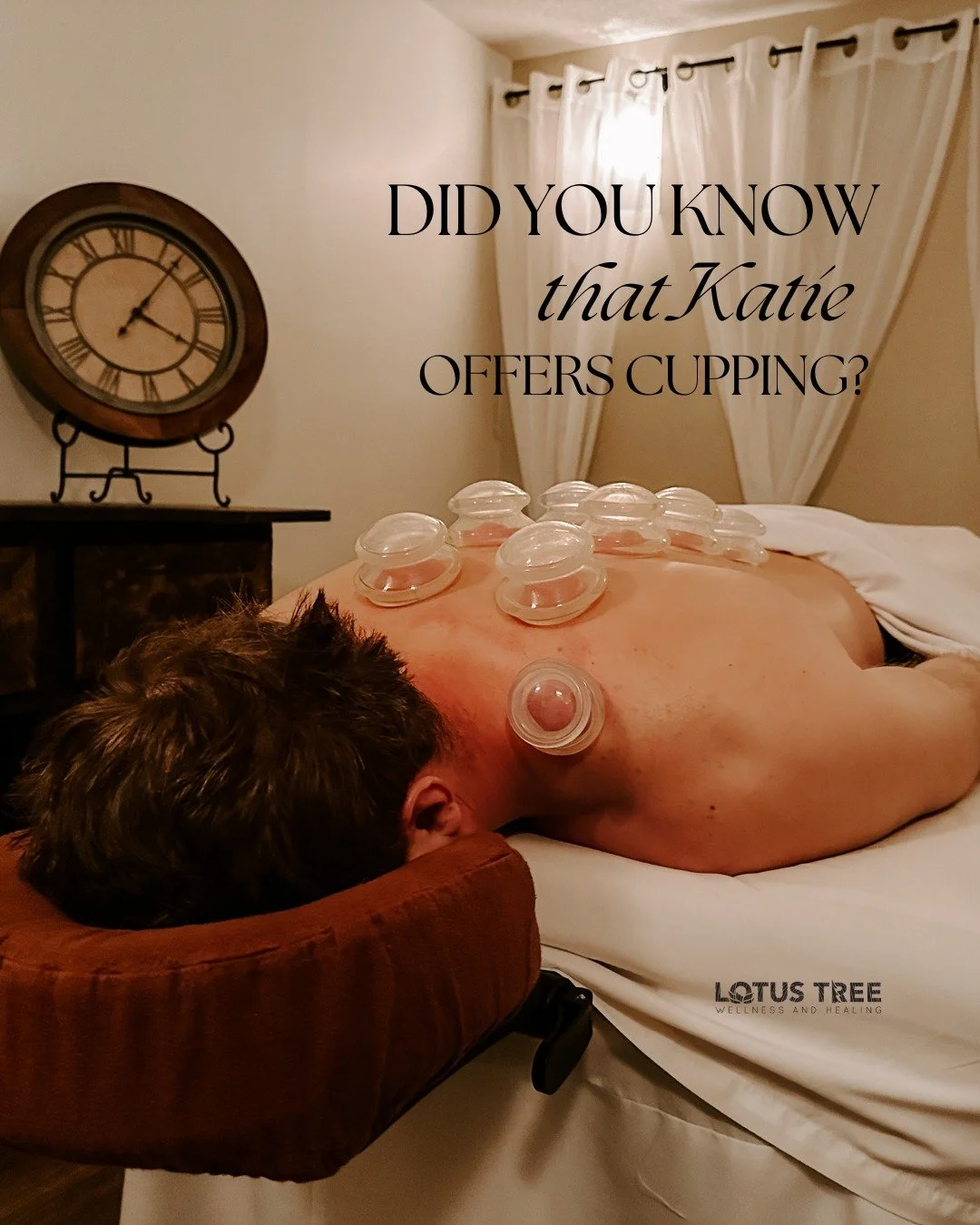 Did you know Katie offers cupping as an add-on to any massage?

Cupping therapy uses gentle suction to lift the skin and underlying tissues, increasing circulation and helping to release tension, stiffness, and built-up toxins in the muscles.

It&rsq