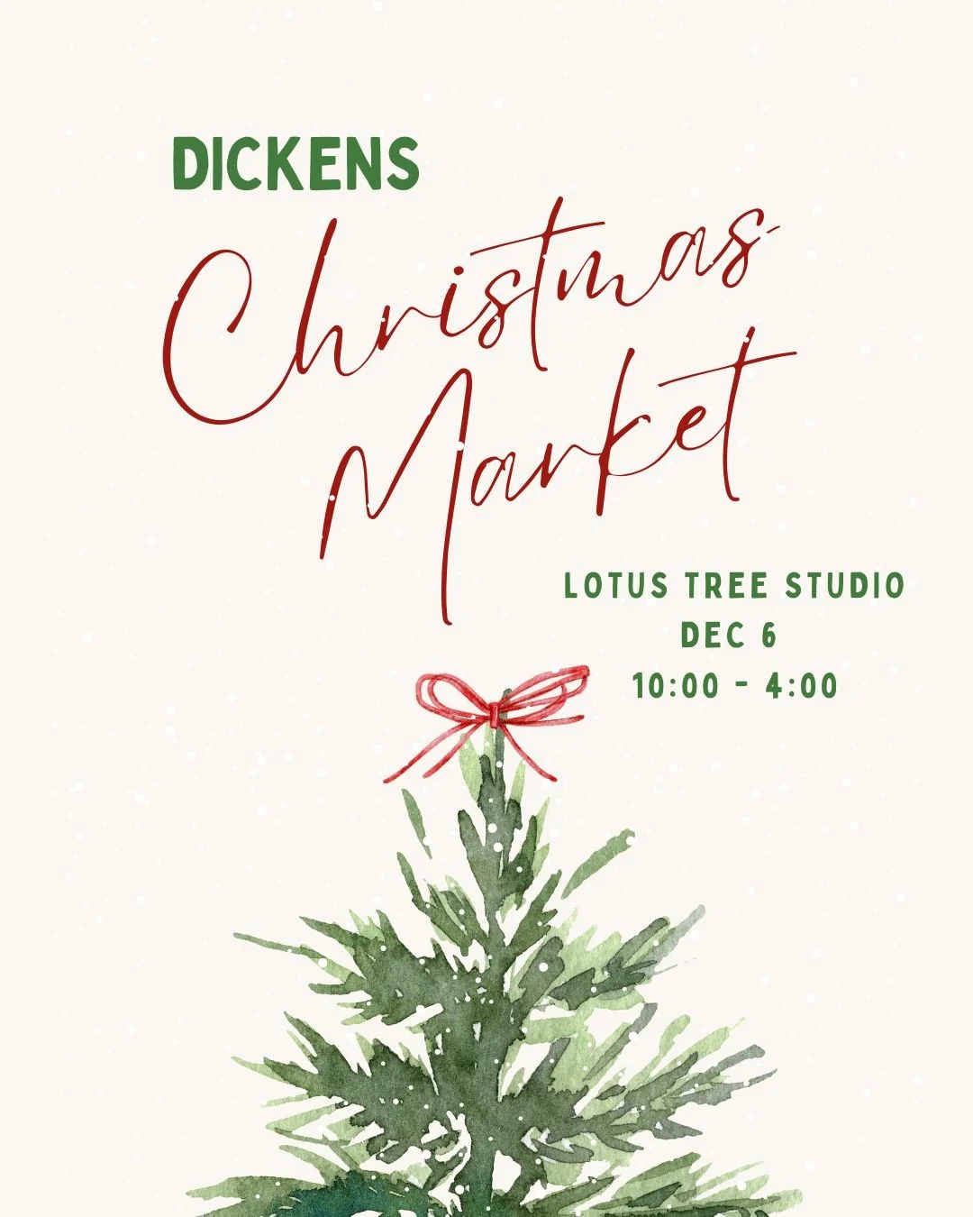 🎄✨ We&rsquo;re hosting an amazing lineup of local vendors this Dickens Weekend! Stop by Lotus Tree on Saturday from 10&ndash;4 to support these small businesses and enjoy all the festive Dickens fun!

Swipe to see who you&rsquo;ll find at Lotus Tree