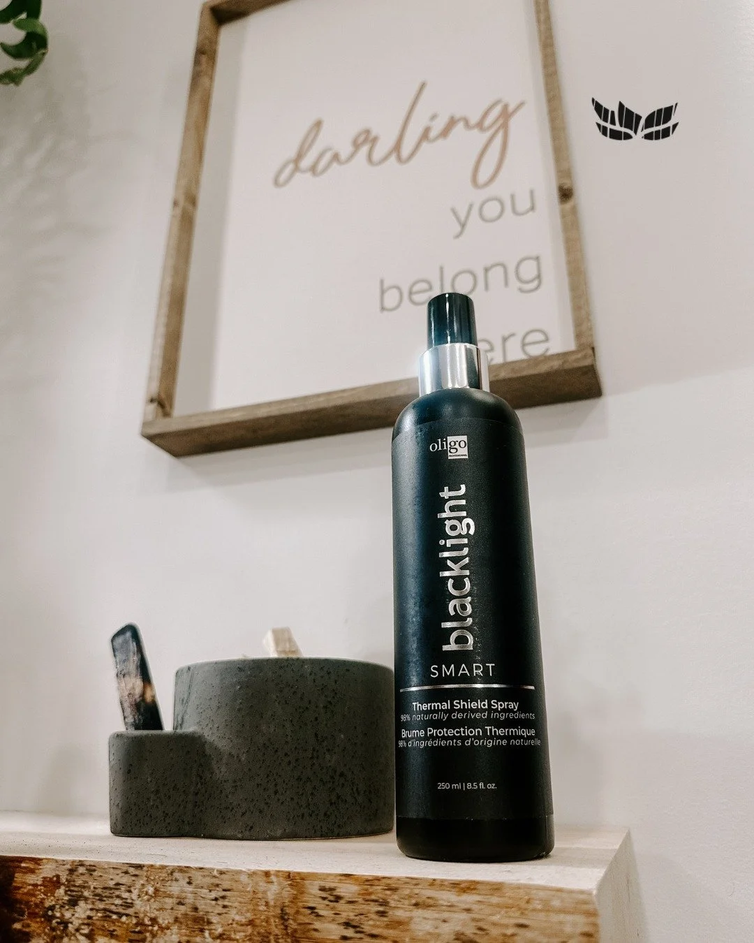 Heat + unprotected hair = damage 🔥✨ Oligo Blacklight Thermal Shield Spray protects hair from heat while helping prevent breakage, dryness, and color fading. Lightweight and non-greasy, it leaves hair smooth, shiny, and protected before hot tools.