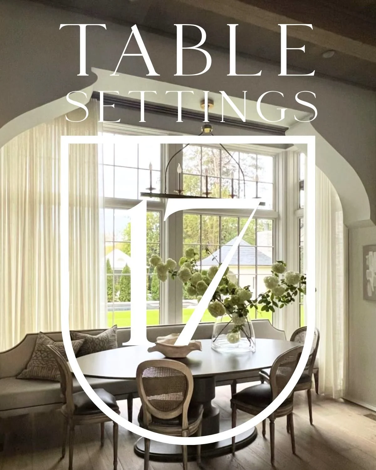 Everyone deserves a seat at the table, and of course, it needs to be thoughtfully designed... down to the name place card! Check out these green beaded place settings from @westelm and chargers from @amazon ?! How are you setting your table for your 