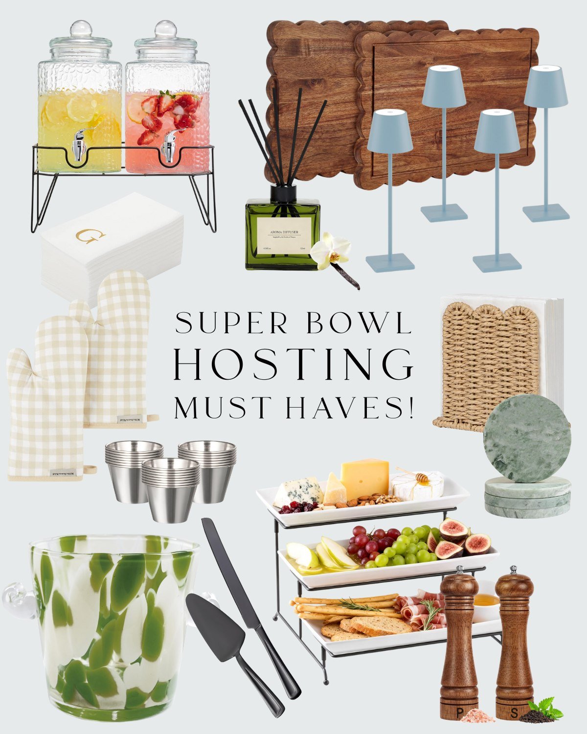 Check out these must haves for hosting, click the link in our bio! Are you hosting for the SUPER BOWL? 

Who's winning  Super Bowl LX? @seahawks or @patriots 

#ad #amazonassociates #hostingmusthaves #interiordesign #decor