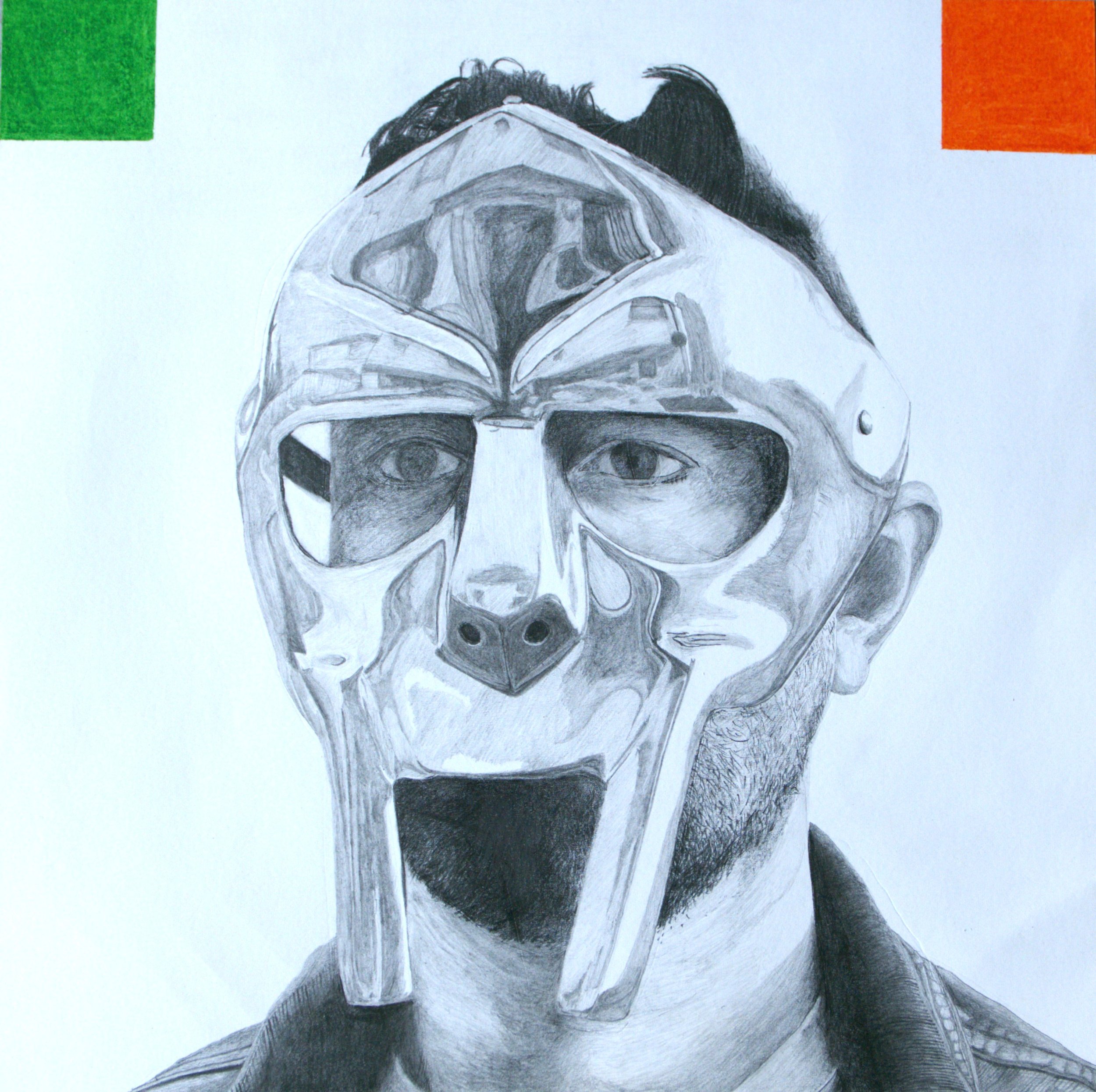 'Madvillainy' (2004) cover version {pencil on paper}