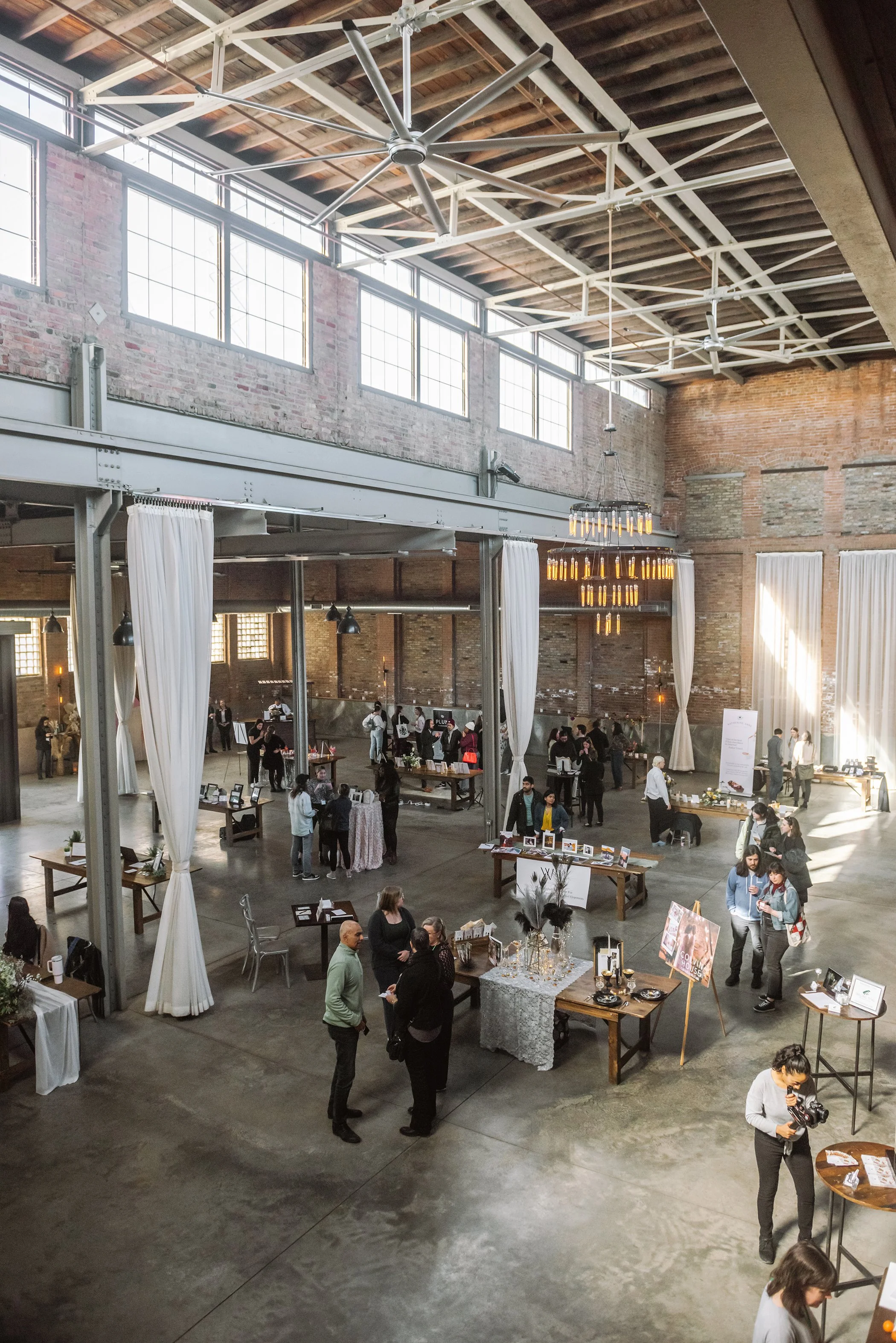 A wide shot of Fairlie, a 300 person capacity venue in West Town Chicago