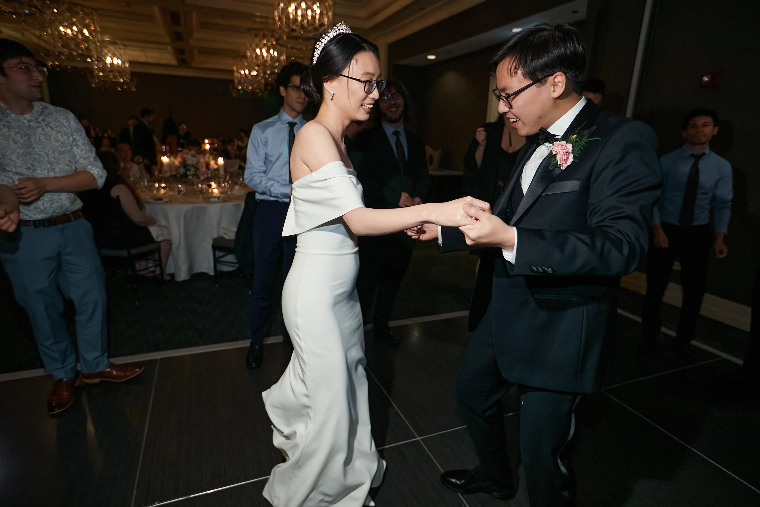 photo of a couple dancing at their wedding