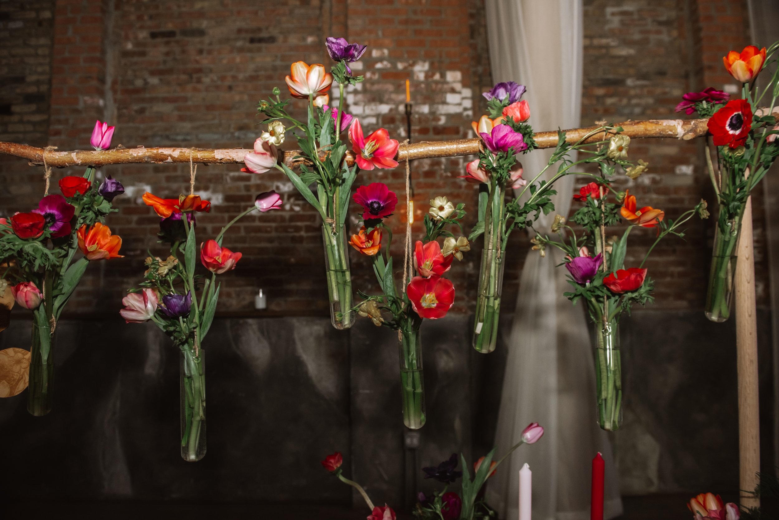 A floral display created by EcoWilde