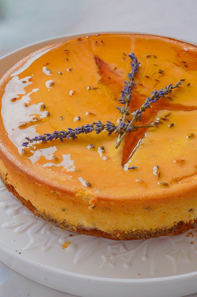 GF Honey Lavender Cheesecake