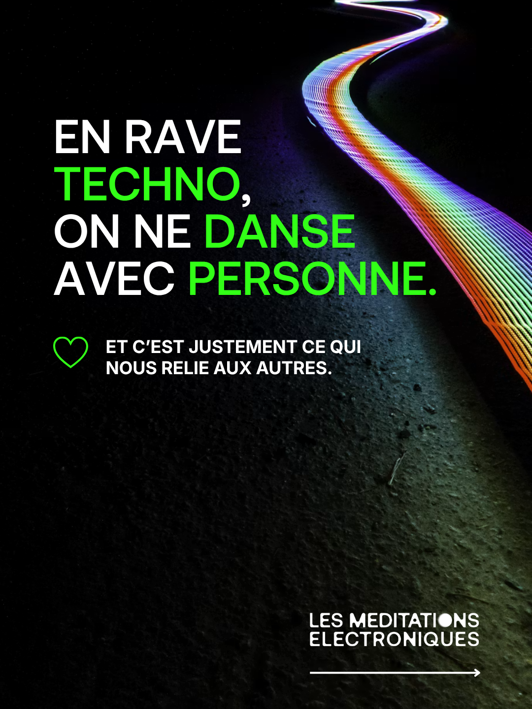 Aperçu d'un article et d'une réflexion sociologique Les Méditations électroniques sur la particularité du dancefloor techno et la place de la danse dans la culture rave et club.