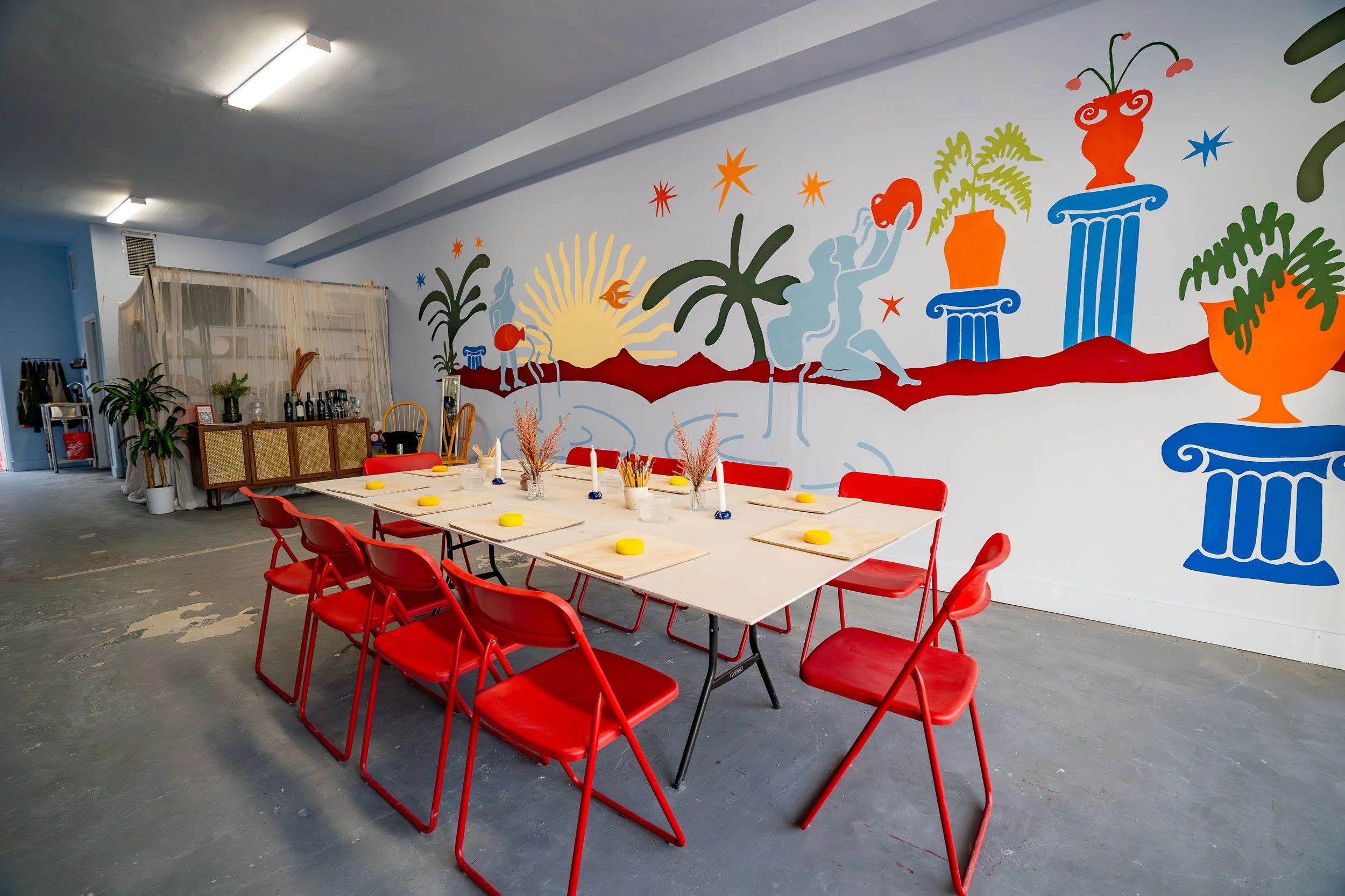 Handbuilding studio Ceramic pottery in miami