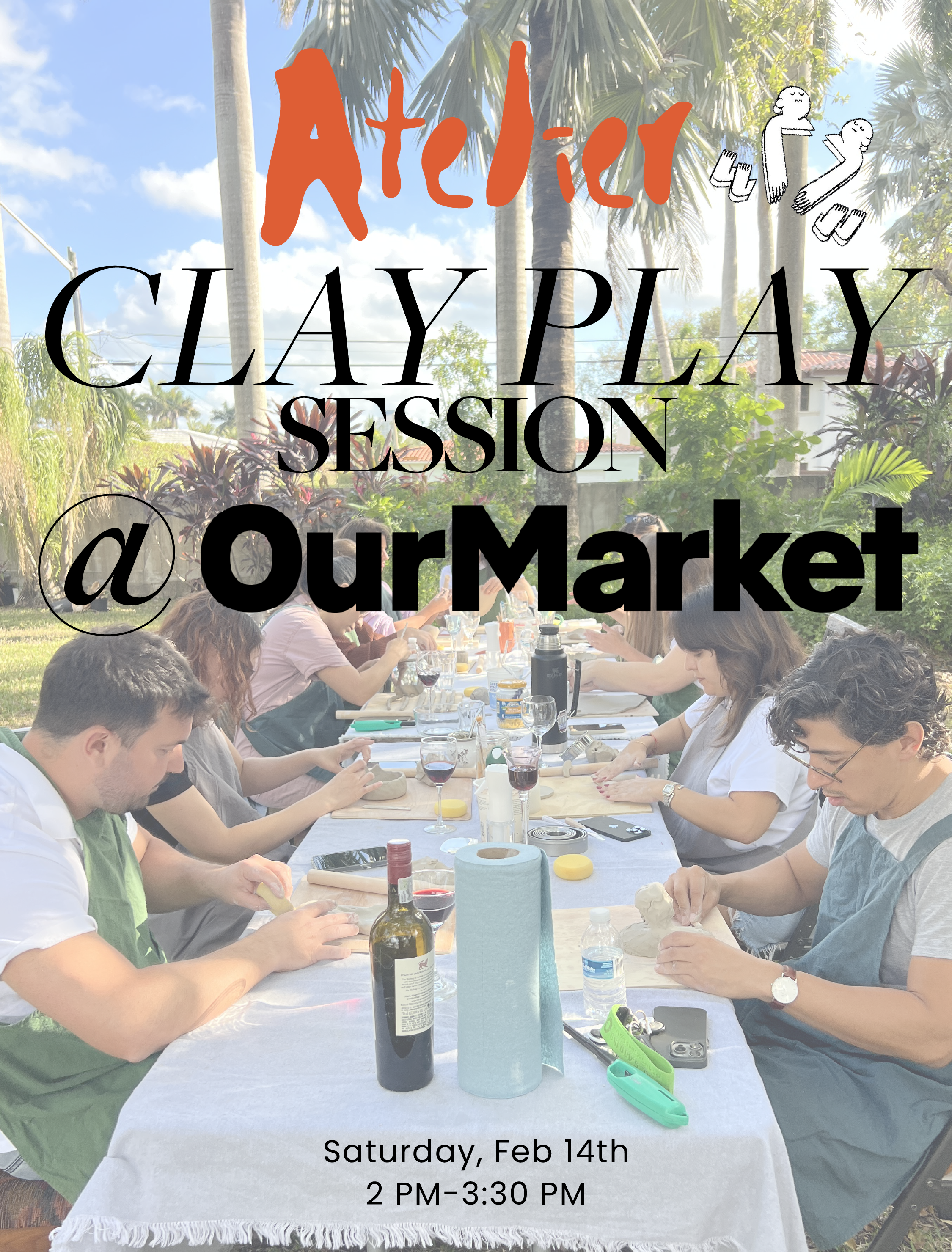 Clay Play at Our Market (Friday, February 14th · 2:00–3:30 PM)