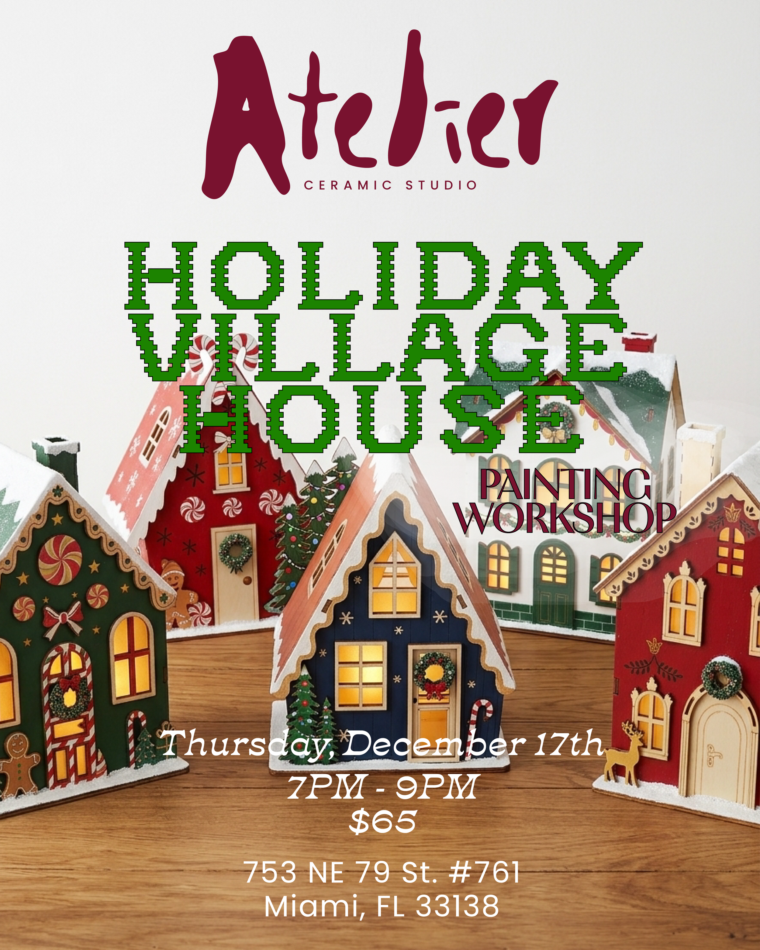 Winter House Painting · Thursday, December 17th · 7:00–9:00 PM