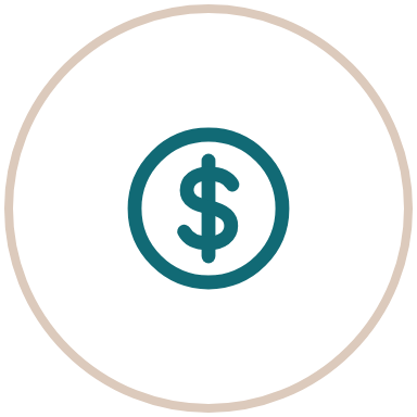Dollar sign icon representing real estate investing