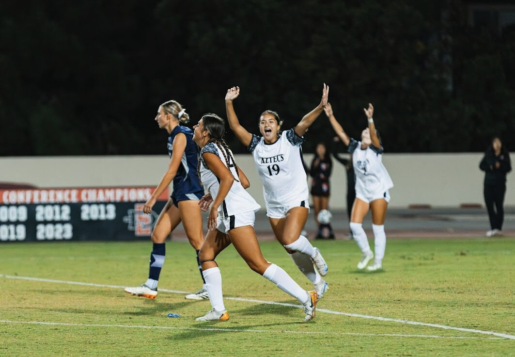 Our athlete playing NCAA division 1 women's soccer at San Diego State