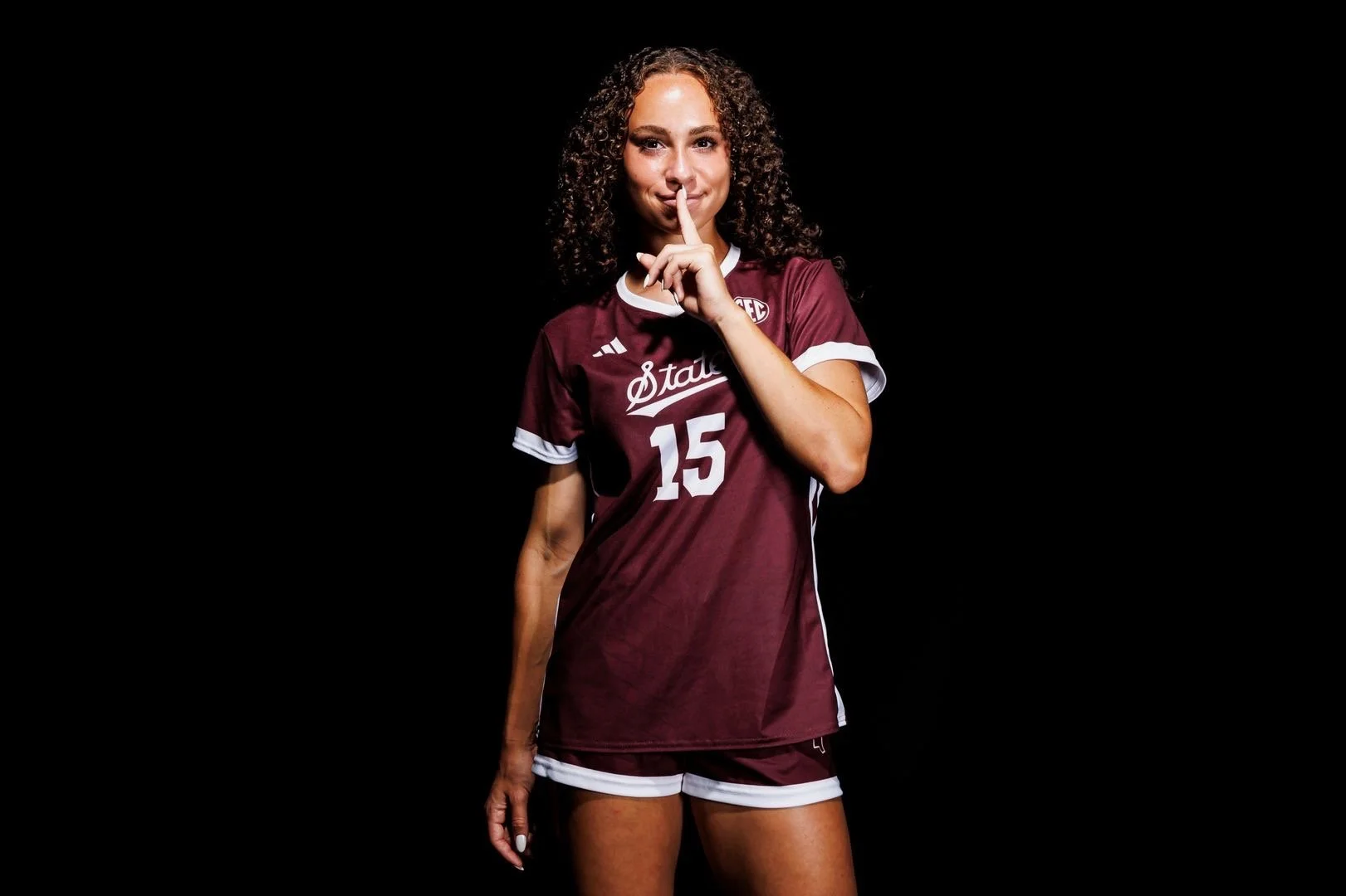 Our female soccer athlete playing D1 college soccer in the SEC at Mississippi State