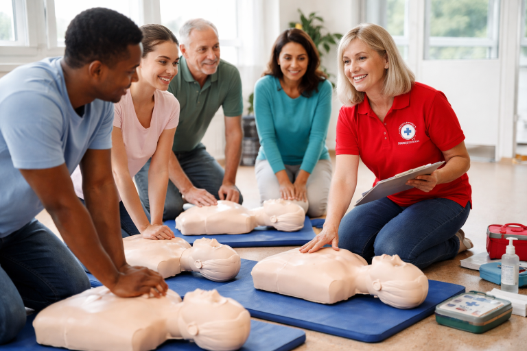 CPR & First Aid Training Basic Blended Training