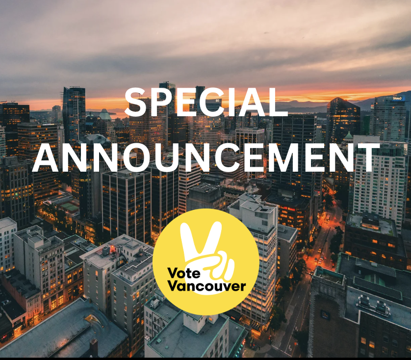 Special Announcement