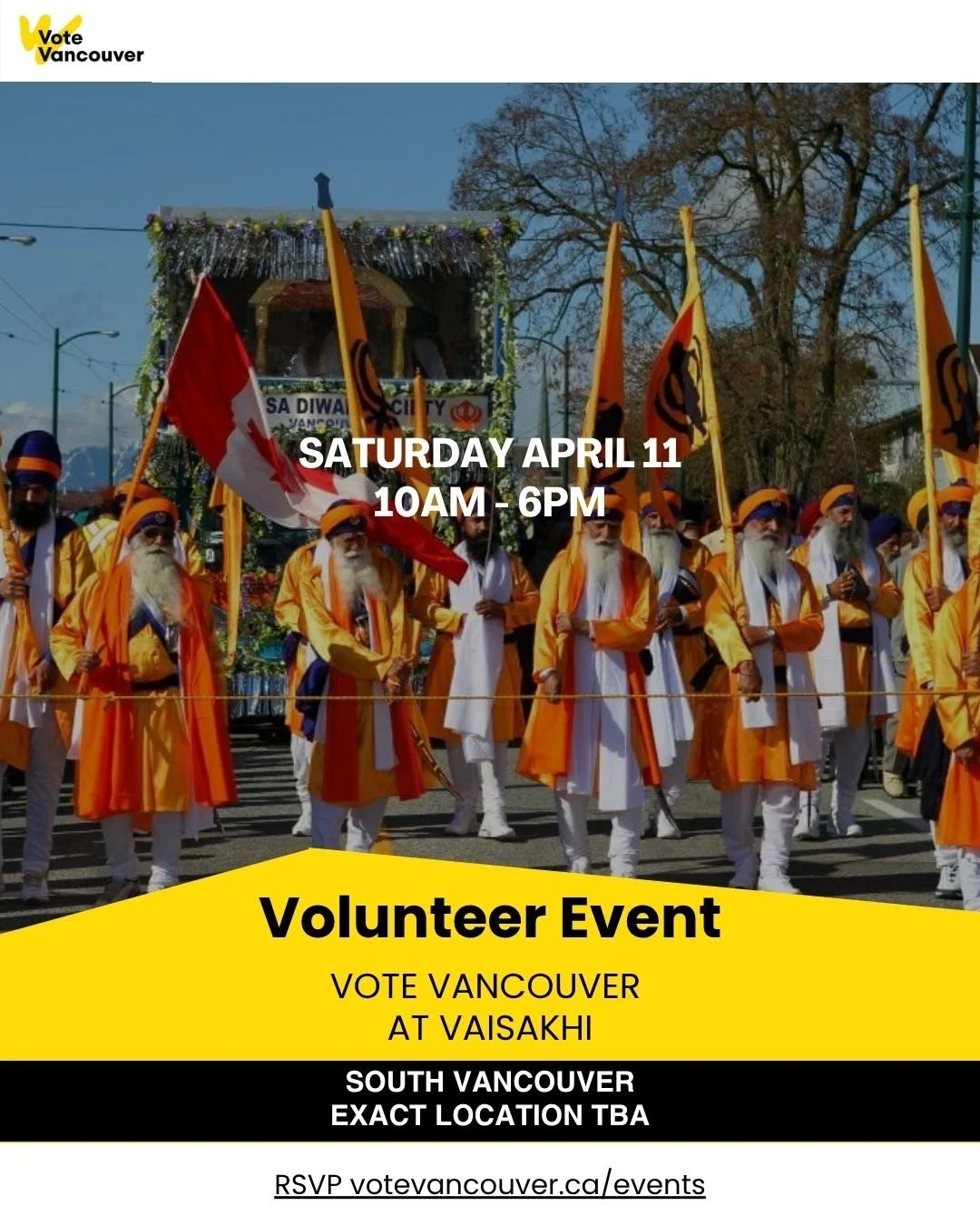 Vote Vancouver at Vaisakhi
