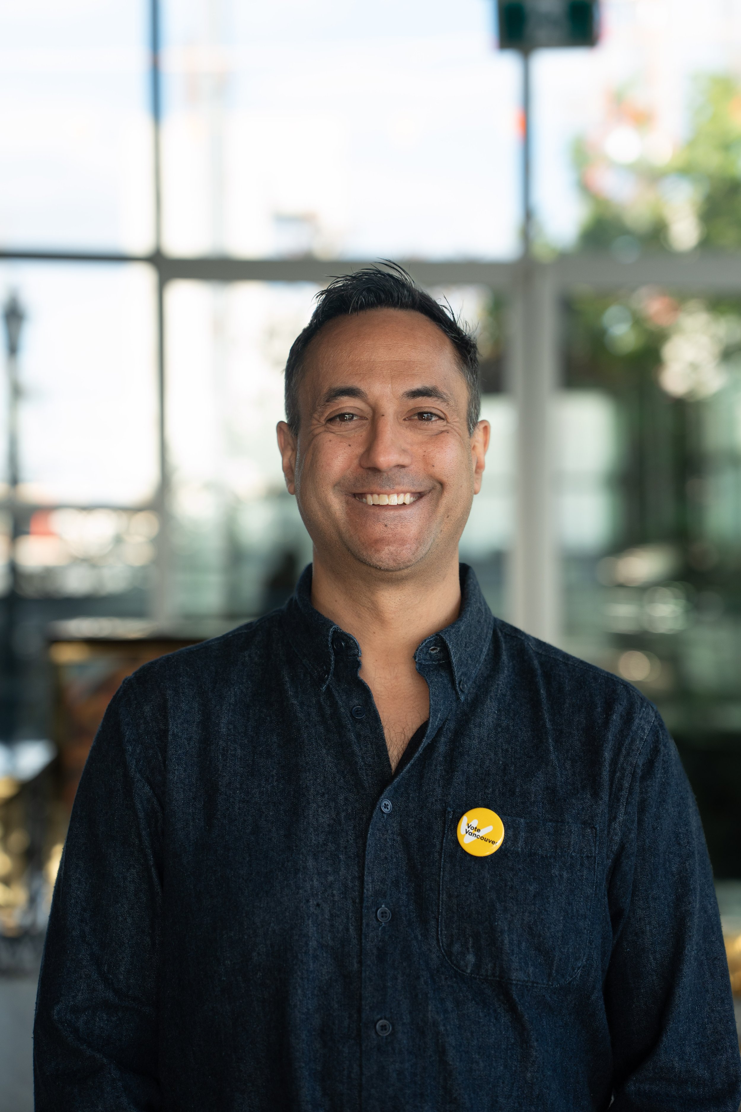 Stephen Menon in a meeting