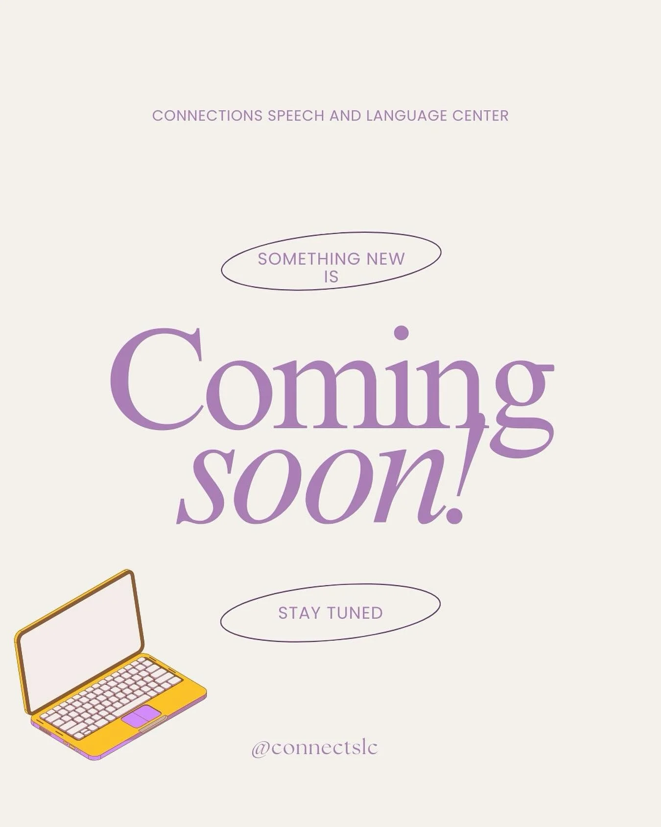 Stay tuned for some very exciting updates happening with Connections! 💜✨