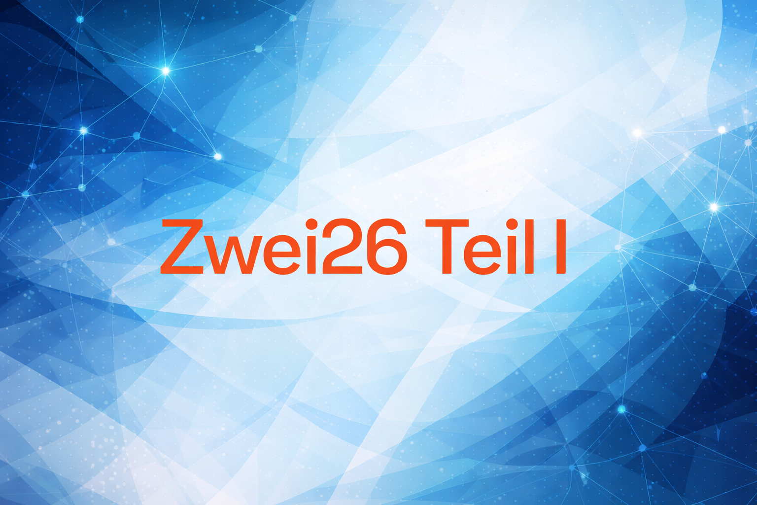 Essay: Titel Zwei26 - Teil I