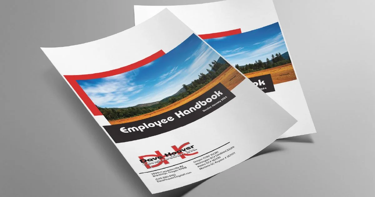 Employee Manual Mockup